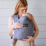 Porte bébé ROOKIE Konnekt Gris chiné portage ventral dès la naissance et dorsal dès 6 mois
